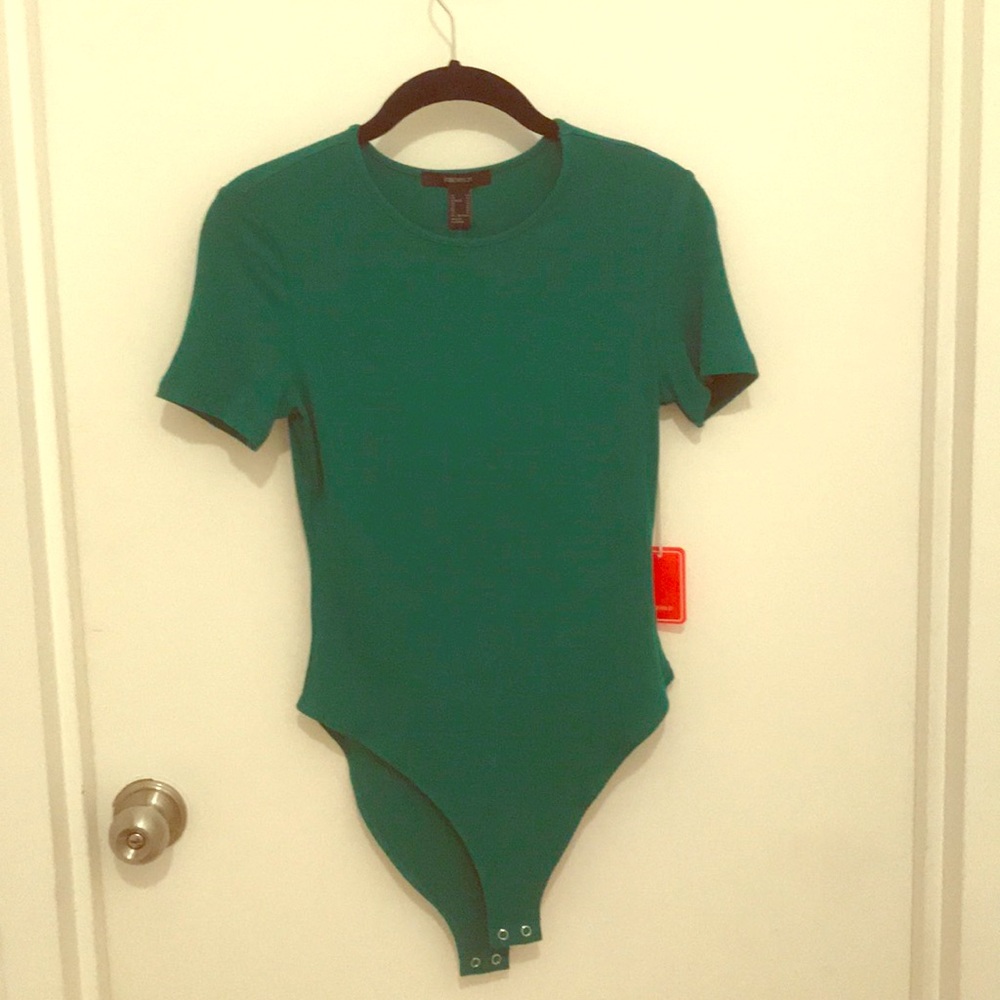 Forever 21 new green bodysuit